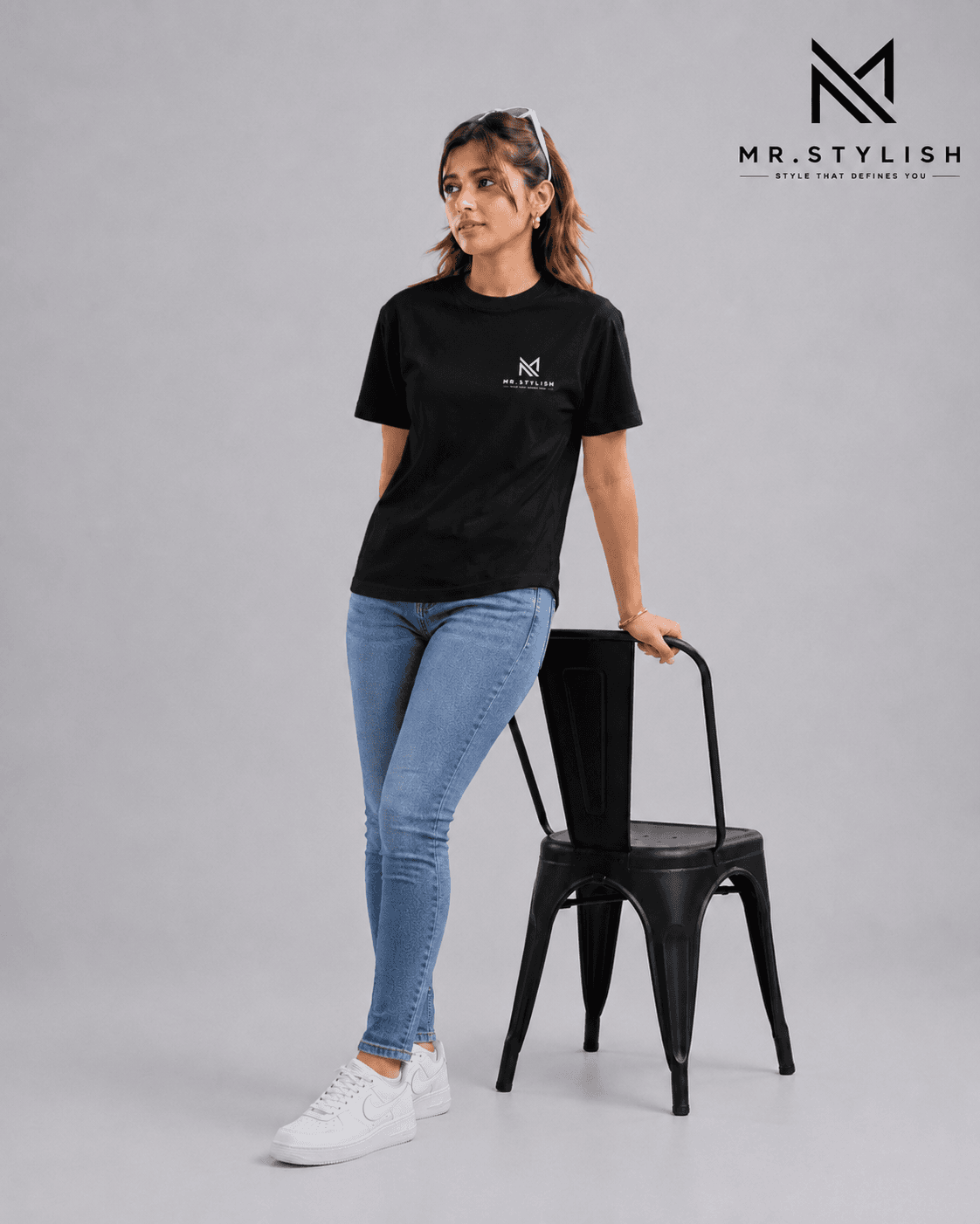 Black Premium Solid T Shirt  - Image 4